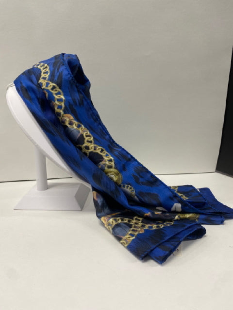 Versace Blue Print Women's Scarf