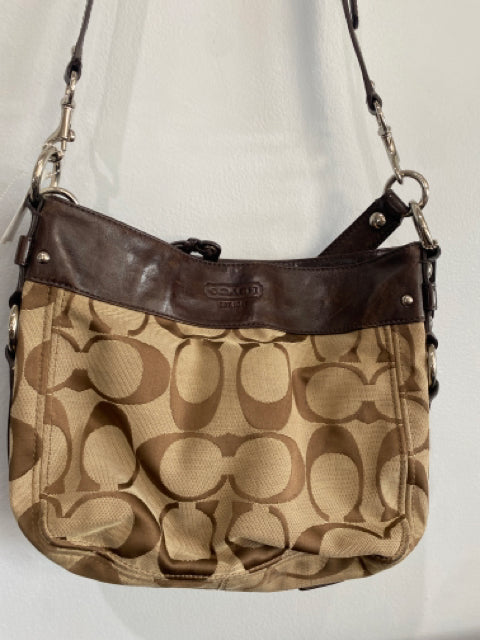 Coach Brown Monogram Handbag