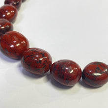 Load image into Gallery viewer, STATEMENT Southwestern DTR Sterling RED JASPER Statement Necklace