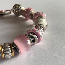 Load image into Gallery viewer, Brighton Charm Bracelet Pink Charms