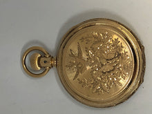 Load image into Gallery viewer, Solid 14k Yellow Gold 1887 Elgin Pocket Watch 6s 11j Grade 94 Running