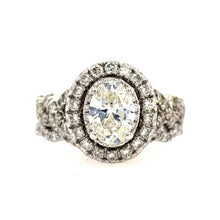 Load image into Gallery viewer, 14kw Oval Diamond Wedding Set 2 cttw
