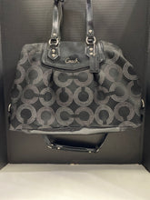 Load image into Gallery viewer, Designer Black Coach Handbag
