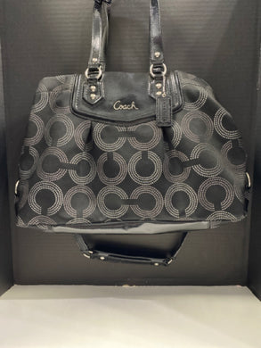 Designer Black Coach Handbag