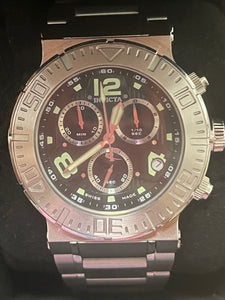Invicta Reserve Swiss Chronograph 6145 Mens Diver Watch 46mm Stainless Case